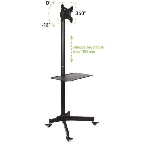 Techly ICA-TR20 uchwyt do telewizorów 94 cm (37") Czarny