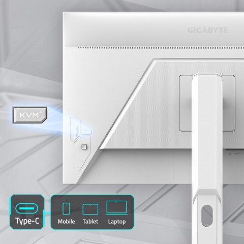 GIGABYTE M27QA ICE monitor komputerowy 68,6 cm (27") 2560 x 1440 px Quad HD LED Biały