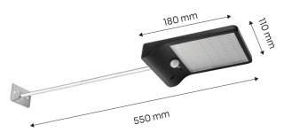 Lampa solarna uliczna z pilotem SMD LED 450 lumenów