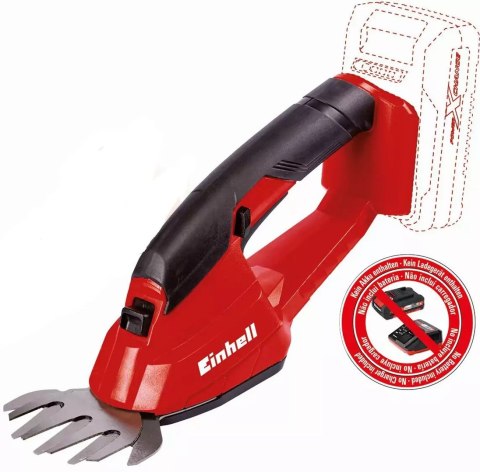 Nożyce do trawy EINHELL GE-CG 18/1 LI Solo 3410382 akumulatorowe 100 mm 18 V Czarny, Czerwony Nożyce do trawy EINHELL GE-CG 18/1 LI Solo 3410382 akumulatorowe 100 mm 18 V Czarny, Czerwony