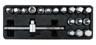 Yato YT-0599 klucz nasadowy Zestaw kluczy nasadowych 18 szt.