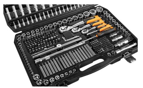 Zestaw kluczy Neo Tools 300 elementów 1/2", 3/8", 1/4"