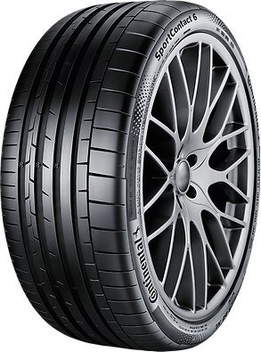 Continental SportContact 6 Letnia Opona 4x4/SUV FR MO etykiety: opory toczenia - B, przyczepność na mokrej nawierzchni - A, hała