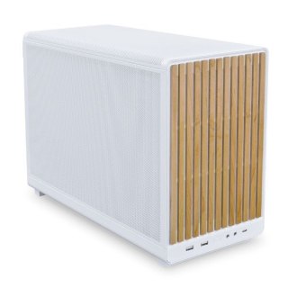 Lian Li DAN Cases A3-mATX Wood Edition PC-Gehäuse, Micro-ATX - Buche, weiß