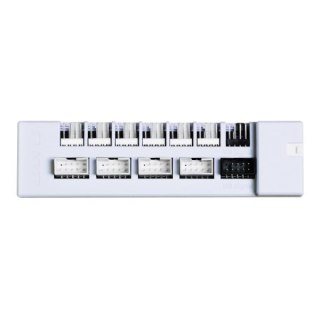 Lian Li EDGE HUB, 4x USB, 6x PWM - biały