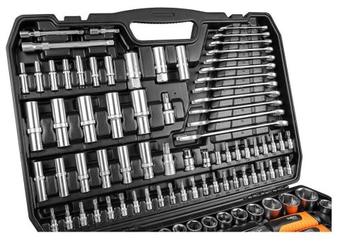 Zestaw kluczy Neo Tools 300 elementów 1/2", 3/8", 1/4"