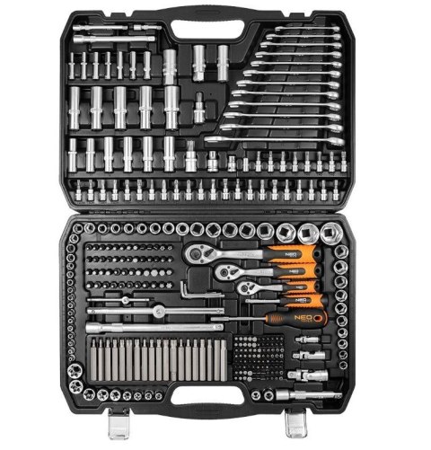 Zestaw kluczy Neo Tools 300 elementów 1/2", 3/8", 1/4"