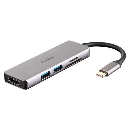 D-Link DUB-M530 stacja dokująca Przewodowa USB 3.2 Gen 1 (3.1 Gen 1) Type-C Aluminium, Czarny D-Link DUB-M530 stacja dokująca Przewodowa USB 3.2 Gen 1 (3.1 Gen 1) Type-C Aluminium, Czarny