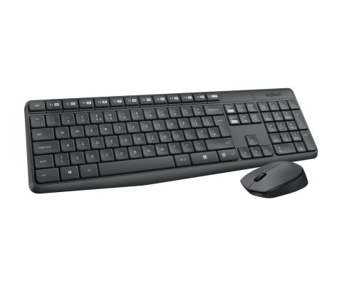 Logitech Klawiatura MK235 Wireless KBD+Mouse Grey CZ Logitech Klawiatura MK235 Wireless KBD+Mouse Grey CZ