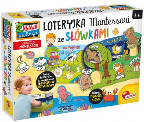 Gra Montessori Loteryjka ze słówkami Gra Montessori Loteryjka ze słówkami
