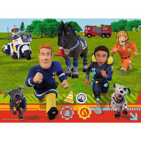 Puzzle 30 elementów Gotowi do pomocy Strażak Sam Puzzle 30 elementów Gotowi do pomocy Strażak Sam