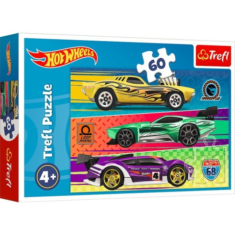 Puzzle 60 elementów Wyścigi Hot Wheels Puzzle 60 elementów Wyścigi Hot Wheels
