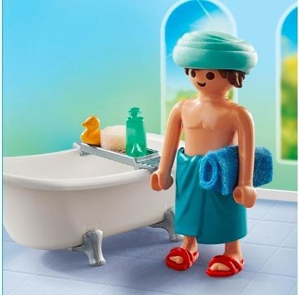 Zestaw z figurką Special Plus 71167 Mężczyzna w wannie Zestaw z figurką Special Plus 71167 Mężczyzna w wannie
