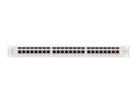 LANBERG PATCH PANEL 24 PORT 1U 19" KAT.7 FTP SZARY PPS7-1024-S LANBERG PATCH PANEL 24 PORT 1U 19" KAT.7 FTP SZARY PPS7-1024-S
