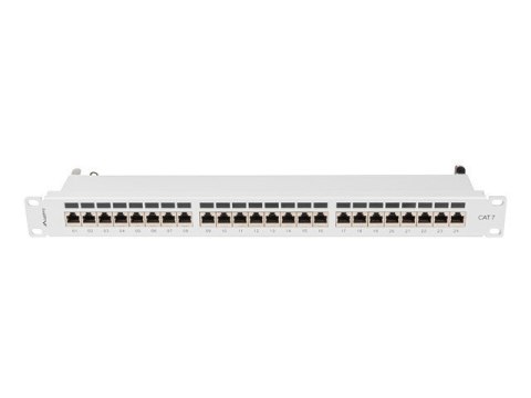 LANBERG PATCH PANEL 24 PORT 1U 19" KAT.7 FTP SZARY PPS7-1024-S LANBERG PATCH PANEL 24 PORT 1U 19" KAT.7 FTP SZARY PPS7-1024-S