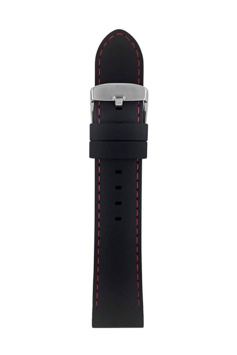 Pasek silikonowy Zeppelin czarny, 22 mm Pasek silikonowy Zeppelin czarny, 22 mm
