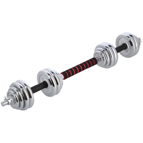 Sztangielki-Sztanga w walizce 2w1 SGP30 HMS 2x15 kg
