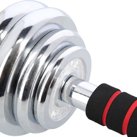 Sztangielki-Sztanga w walizce 2w1 SGP30 HMS 2x15 kg