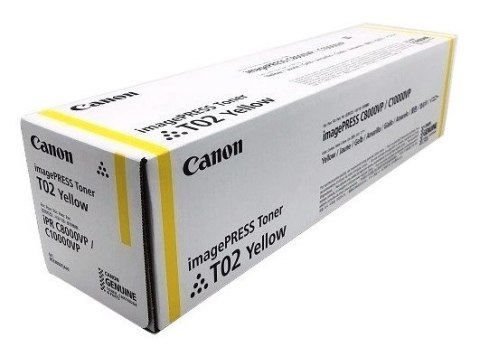 Canon T02 kaseta z tonerem 1 szt. Oryginalny Żółty Canon T02 kaseta z tonerem 1 szt. Oryginalny Żółty