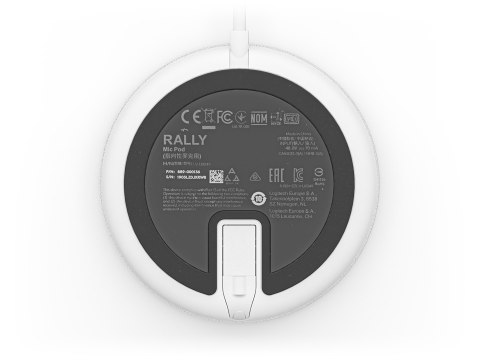 Logitech 952-000038 mikrofon Biały Mikrofon stołowy Logitech 952-000038 mikrofon Biały Mikrofon stołowy