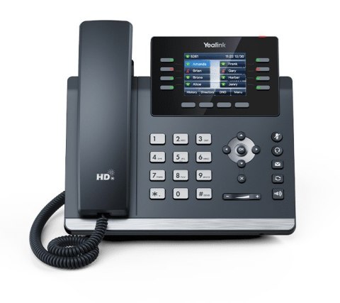 Yealink SIP-T44U telefon VoIP Szary 8 linii LCD Wi-Fi Yealink SIP-T44U telefon VoIP Szary 8 linii LCD Wi-Fi