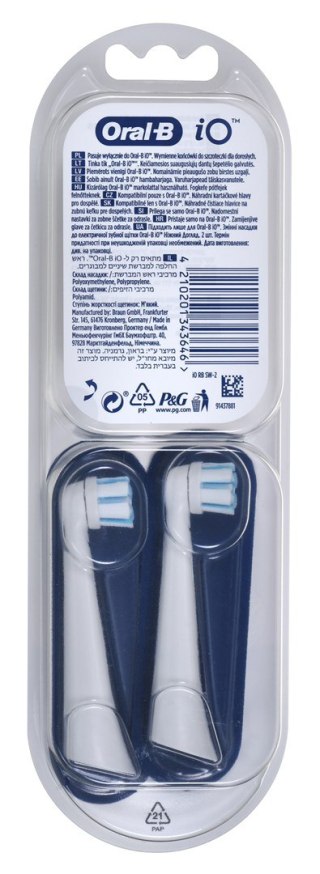 Oral-B iO Gentle Care 4210201343646 koncówka do szczoteczki 2 szt. Biały