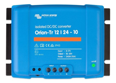 Victron Energy Konwerter Orion-Tr DC-DC 12/24-10A 240W isolated Victron Energy Konwerter Orion-Tr DC-DC 12/24-10A 240W isolated