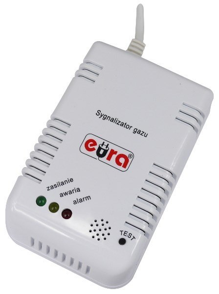 Czujnik gazu ziemnego EURA GD-00A2 GS-860 230V LPG CNG z przewodem Czujnik gazu ziemnego EURA GD-00A2 GS-860 230V LPG CNG z przewodem