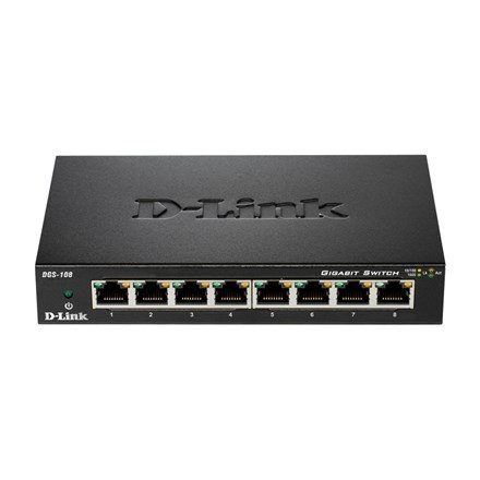D-Link DGS-108 Czarny D-Link DGS-108 Czarny