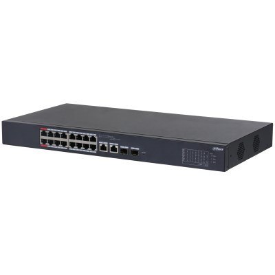 Dahua Technology CS4218-16ET-240 - switch PoE 16-port + 2 RJ45/SFP Dahua Technology CS4218-16ET-240 - switch PoE 16-port + 2 RJ45/SFP