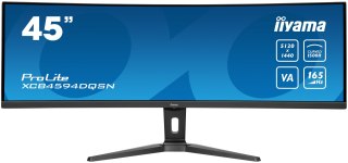 Iiyama G-MASTER 45"LCD Curved Bus. UWQHD monitor komputerowy 114,3 cm (45") 5120 x 1440 px Dual QHD LED Czarny