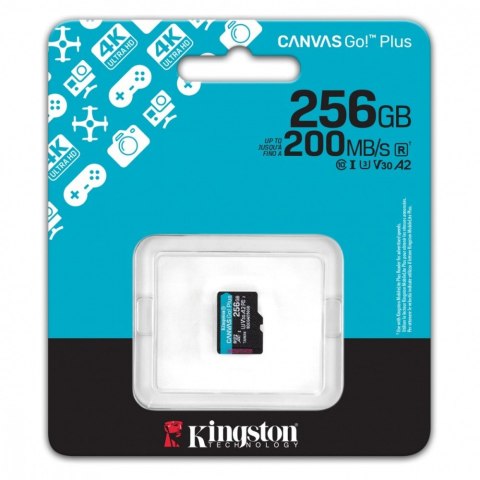 Karta pamięci microSD 256GB Canvas Go! Plus 200MB/s A2 U3 V30 Karta pamięci microSD 256GB Canvas Go! Plus 200MB/s A2 U3 V30