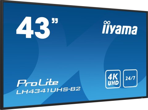 Panel Iiyama LH4341UHS-B2 43" 3840x2160 4K UHD IPS