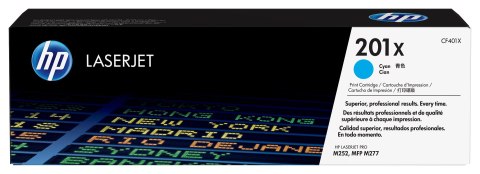 Toner HP niebieski HP 201X, HP201X=CF401X, 2300 str. Toner HP niebieski HP 201X, HP201X=CF401X, 2300 str.