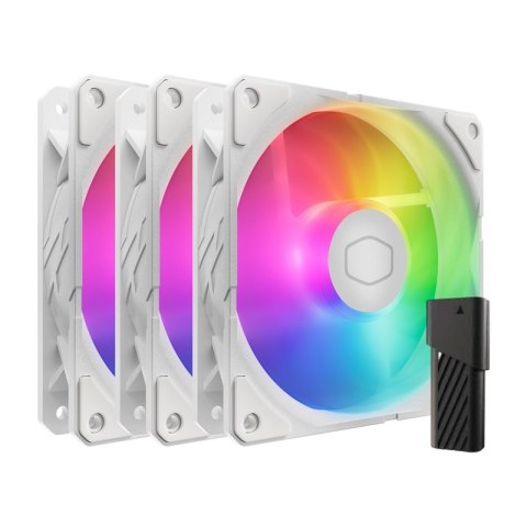 Wentylator Cooler Master SickleFlow Edge 120 ARGB WE 3w1 (biały) Wentylator Cooler Master SickleFlow Edge 120 ARGB WE 3w1 (biały)