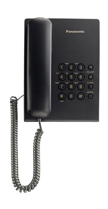 Panasonic KX-TS500 Telefon analogowy Czarny Panasonic KX-TS500 Telefon analogowy Czarny