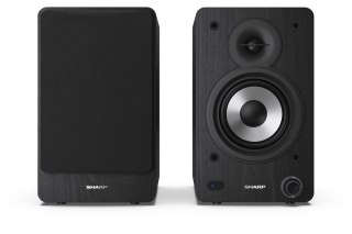 Sharp Bookshelf Speakers 2-drożny Czarny Przewodowy i Bezprzewodowy 60 W