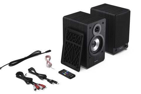 Sharp Bookshelf Speakers 2-drożny Czarny Przewodowy i Bezprzewodowy 60 W