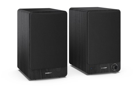 Sharp Bookshelf Speakers 2-drożny Czarny Przewodowy i Bezprzewodowy 60 W