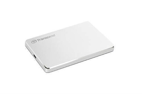 Transcend StoreJet 25C3S zewnętrzny dysk twarde 2 TB 2.5" USB Type-C 3.2 Gen 1 (3.1 Gen 1) Srebrny Transcend StoreJet 25C3S zewnętrzny dysk twarde 2 TB 2.5" USB Type-C 3.2 Gen 1 (3.1 Gen 1) Srebrny