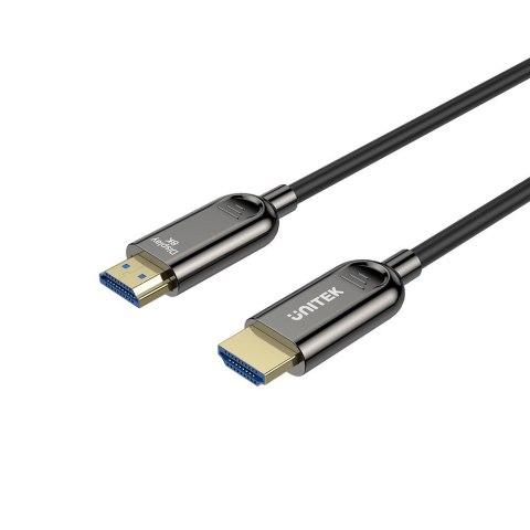 Kabel optyczny HDMI 2.1 AOC Unitek C11085GY01-30M