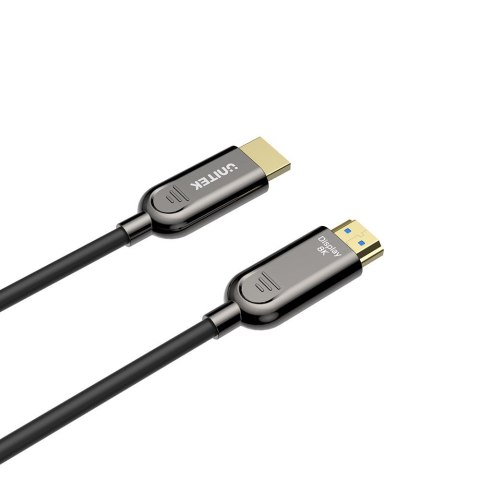 Kabel optyczny HDMI 2.1 AOC Unitek C11085GY01-30M