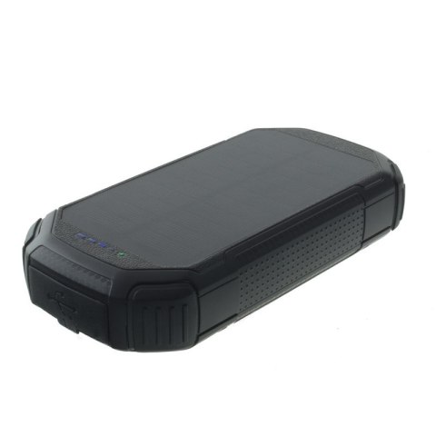 POWERNEED POWER BANK Z PANELEM SOLARNYM 20000MAH LI-POLY PV 1,5W QI 2A USB QC 3.0 LED POWER DELIVERY CZARNY S20000C POWERNEED POWER BANK Z PANELEM SOLARNYM 20000MAH LI-POLY PV 1,5W QI 2A USB QC 3.0 LED POWER DELIVERY CZARNY S20000C