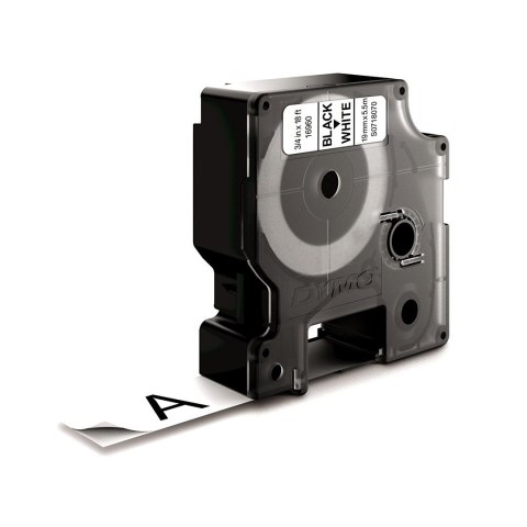 DYMO D1 - Durable Etykiety -Czarno na białym - 19mm x 5.5m