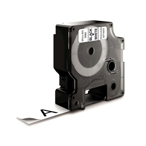 DYMO D1 - Durable Etykiety -Czarno na białym - 19mm x 5.5m