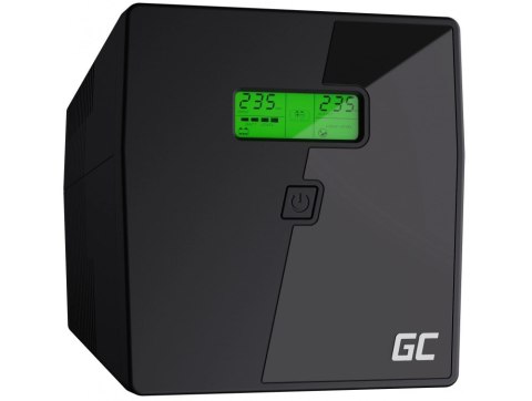 Green Cell UPS03 zasilacz UPS Technologia line-interactive 1,999 kVA 600 W 4 x gniazdo sieciowe Green Cell UPS03 zasilacz UPS Technologia line-interactive 1,999 kVA 600 W 4 x gniazdo sieciowe