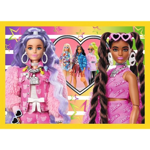Puzzle 4w1 Barbie wesoły świat Puzzle 4w1 Barbie wesoły świat