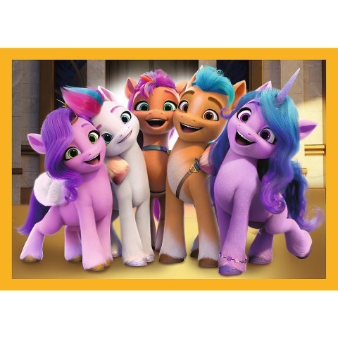 Puzzle 4w1 Poznaj kucyki Pony Puzzle 4w1 Poznaj kucyki Pony