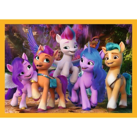 Puzzle 4w1 Poznaj kucyki Pony Puzzle 4w1 Poznaj kucyki Pony