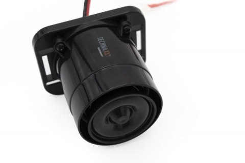 Alarm samochodowy Technaxx do 10m, pilot, USB (czarny)